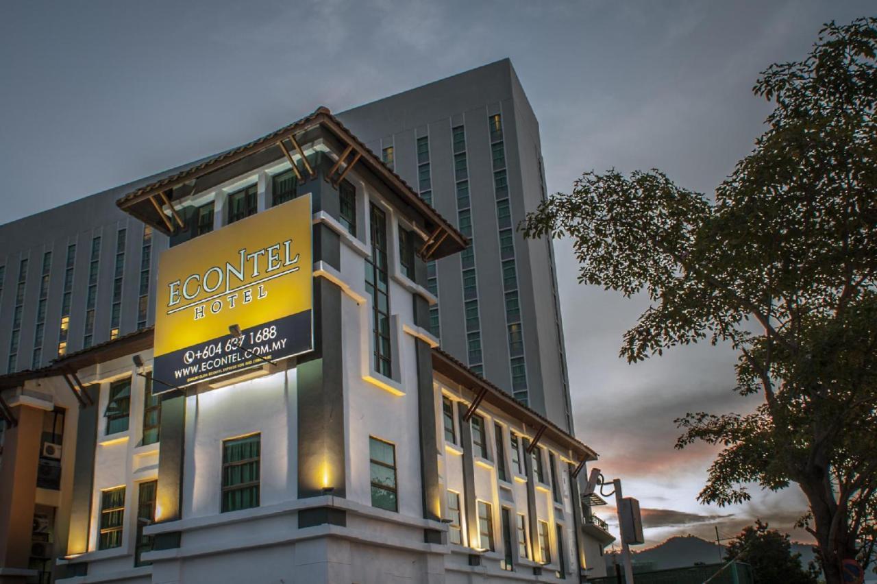 Econtel Queensbay Sungai Dua Bukit Exteriör bild